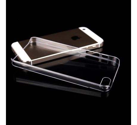 Průhledný kryt - gumový, 100% čirý (iPhone 5/5S)