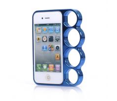 Stylový rámeček "Boxer", modrý (iPhone 4/4S)